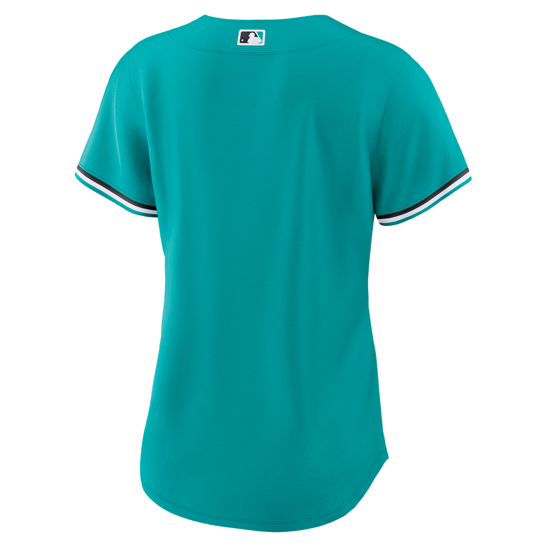 Miami Marlins Women's Alternate Replica Jersey | Teal