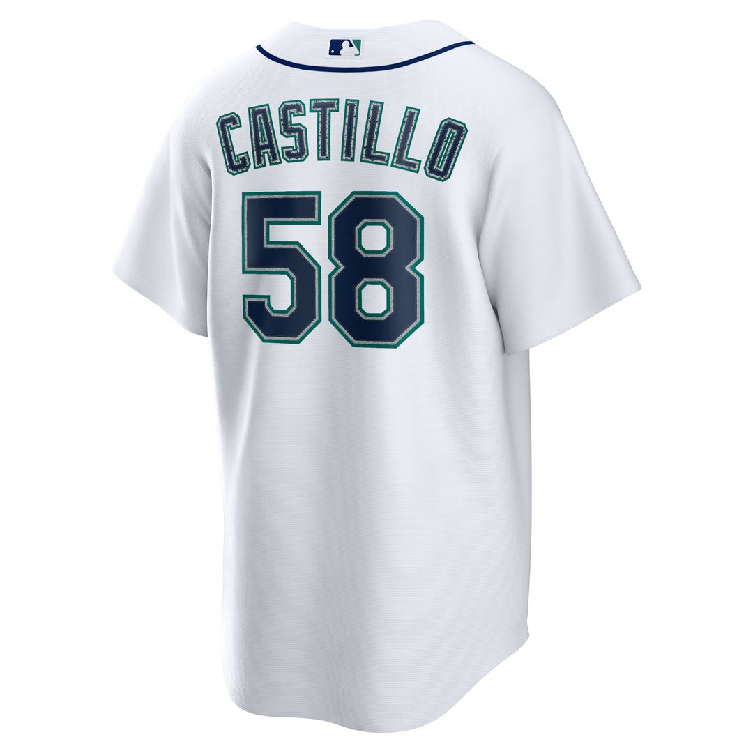 Seattle Mariners Luis Castillo Home Replica Jersey | White