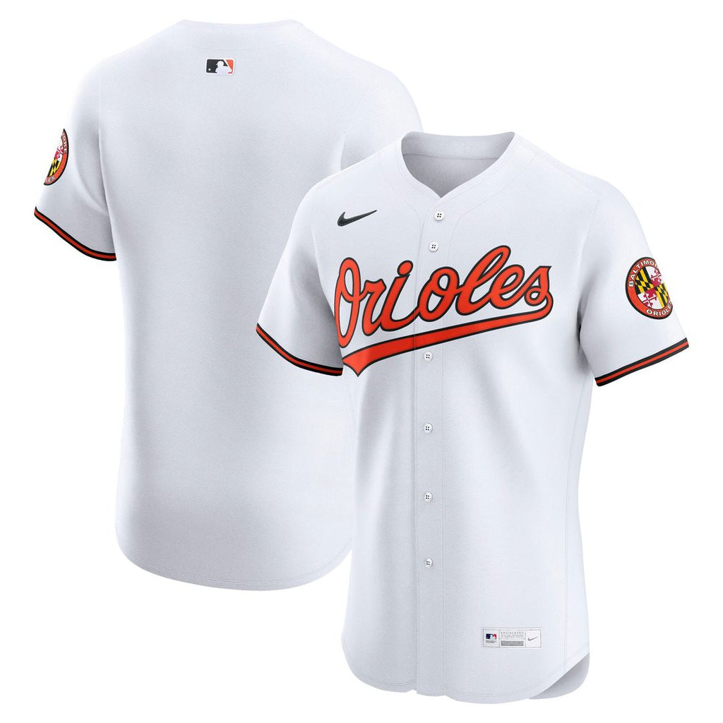 Baltimore Orioles Home Elite Jersey | White