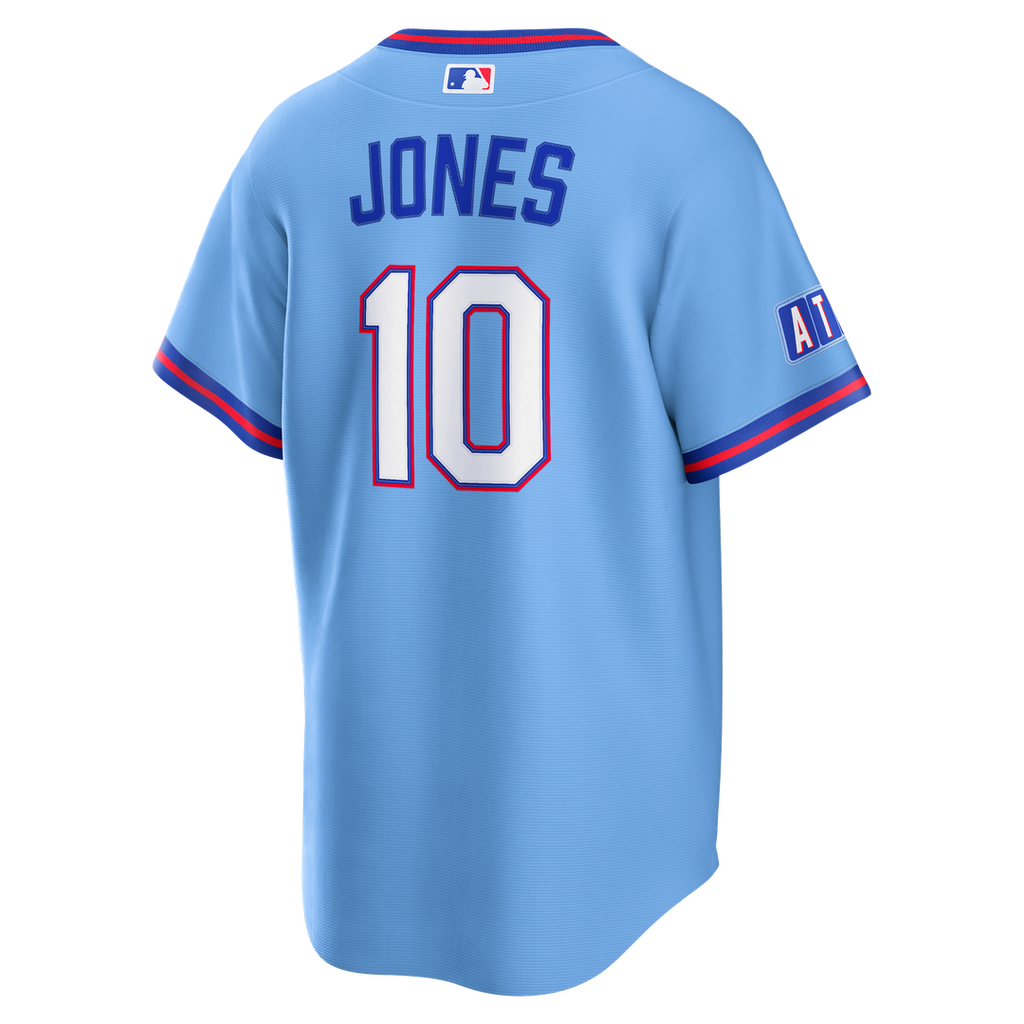 Atlanta Braves Chipper Jones 2026 City Connect Stadium Jersey | Powder Blue
