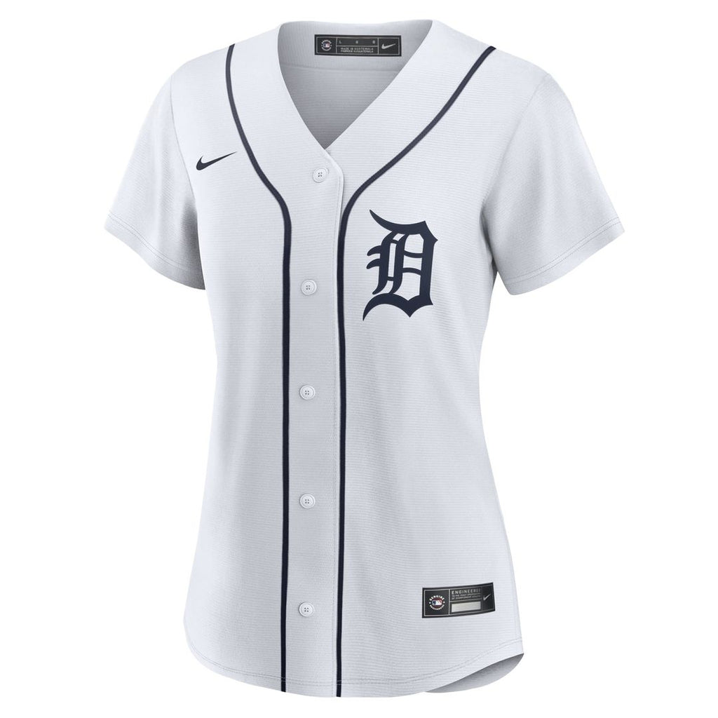 Detroit Tigers Women's Home Replica Team Jersey | White