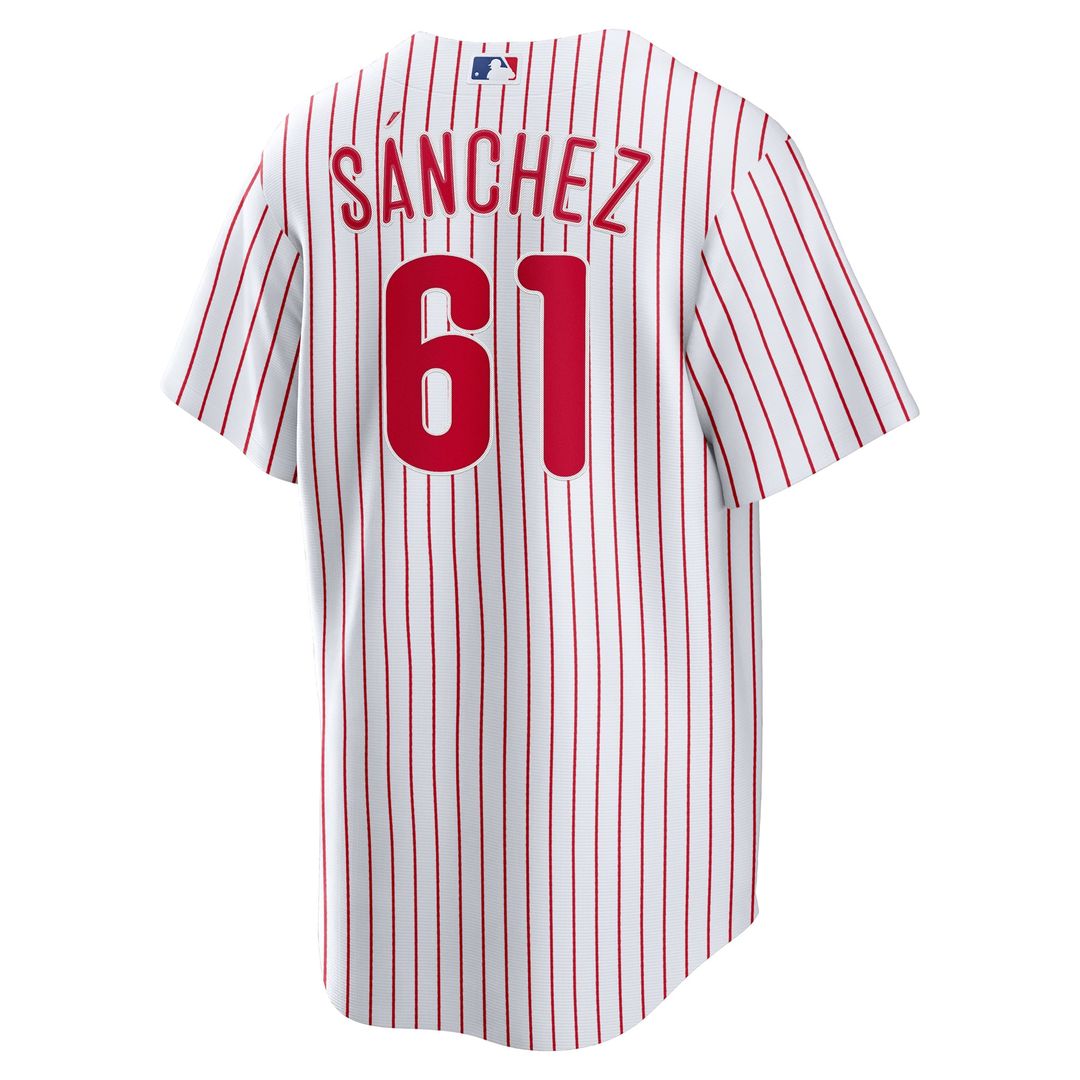 Philadelphia Phillies Cristopher Sanchez Home Replica Jersey | White