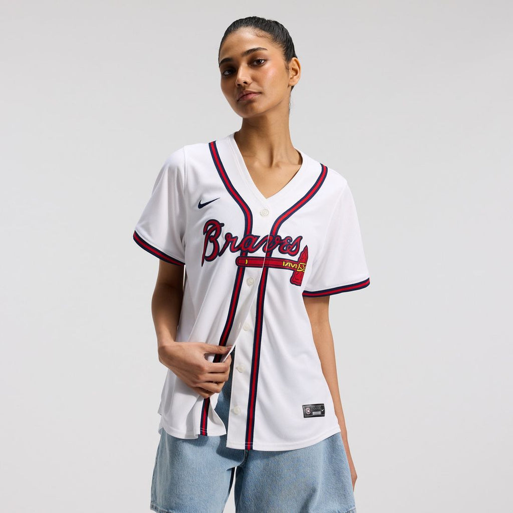 Atlanta Braves Women's Home Limited Jersey | White