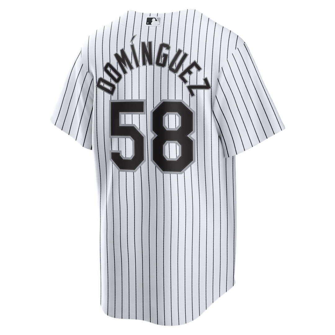 Chicago White Sox Seranthony Domínguez Home Replica Jersey | White