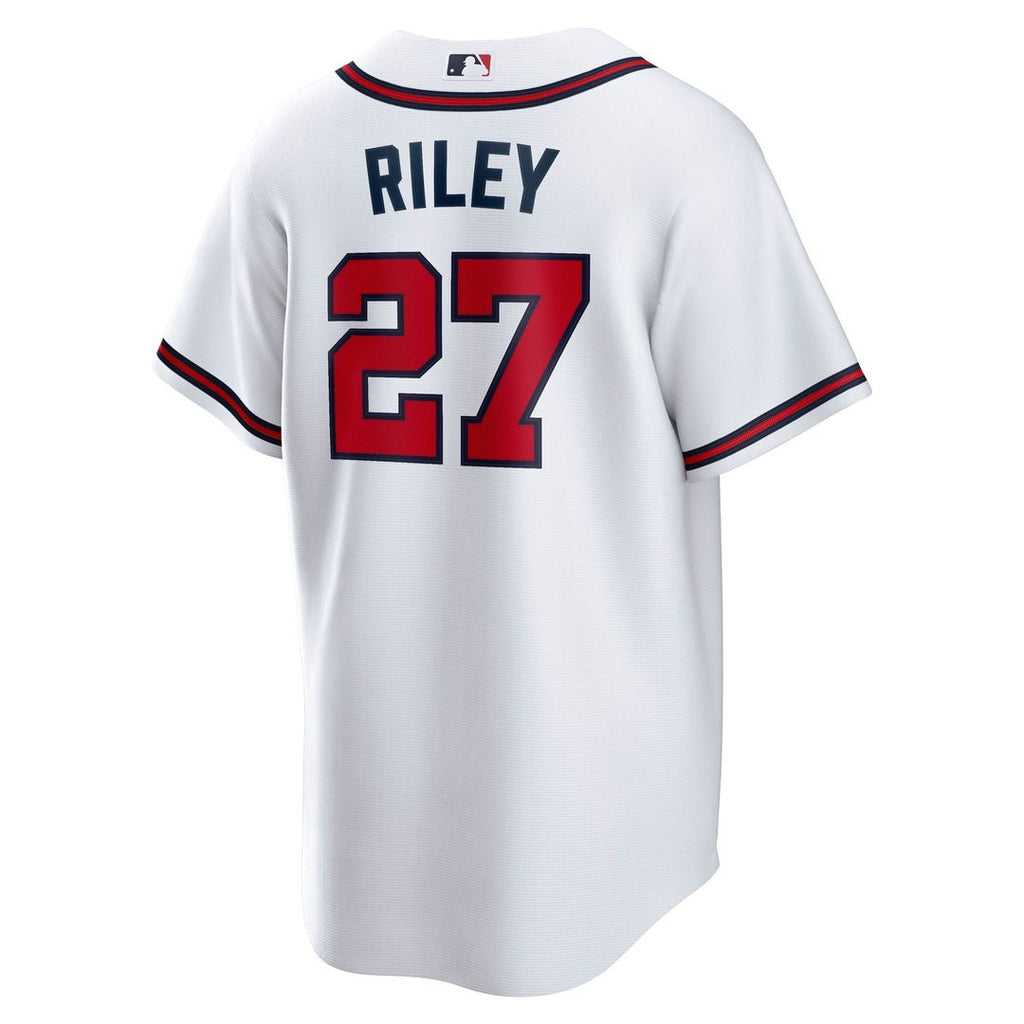 Atlanta Braves Austin Riley Home Replica Jersey | White