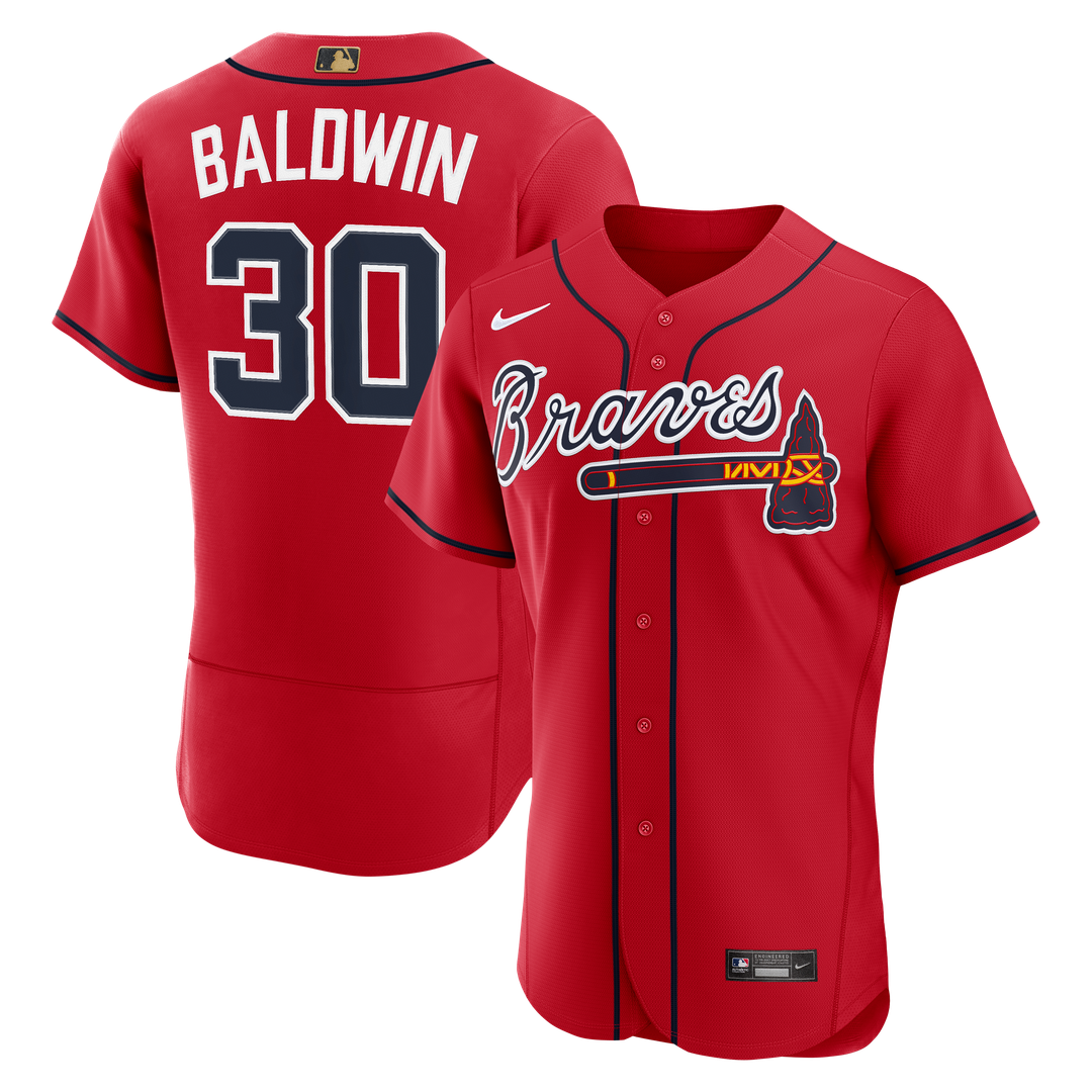 Atlanta Braves Drake Baldwin MLB Awards Authentic Jersey | Red