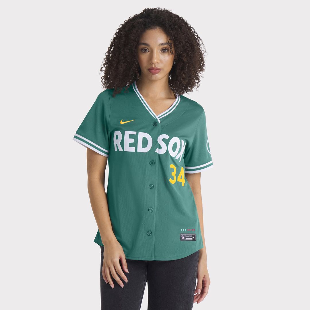 Boston Red Sox David Ortiz Women's 2025 City Connect Limited Retired Player Jersey | Green