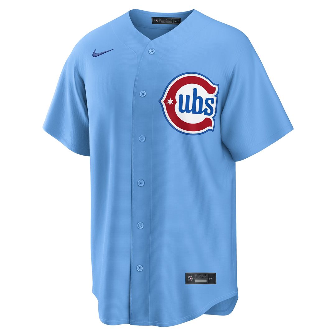 Chicago Cubs Dansby Swanson Alternate Replica Jersey | Light Blue
