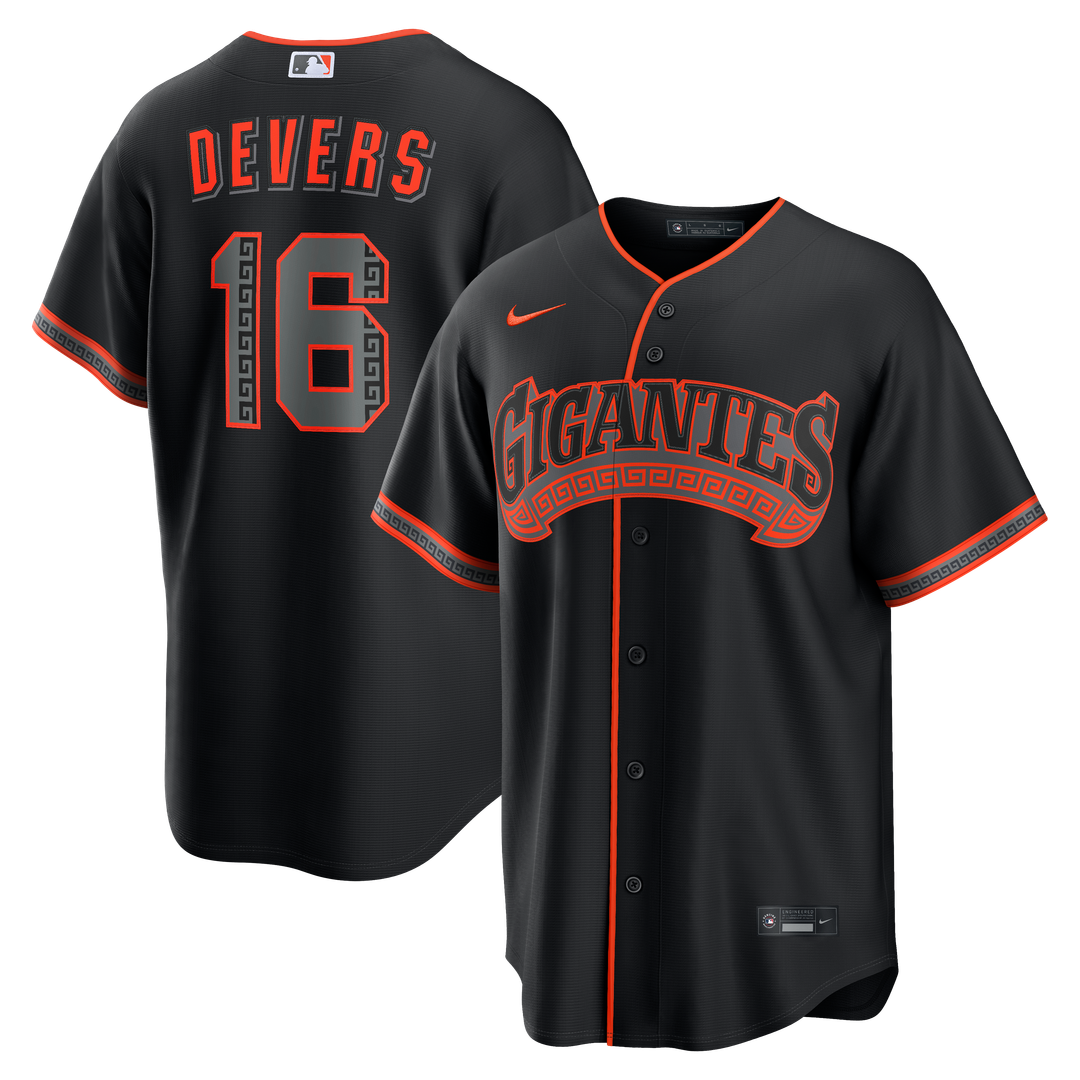San Francisco Giants Rafael Devers Alternate Replica Jersey | Black