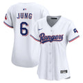 Texas Rangers Josh Jung Women's Home Limited Jersey | White
