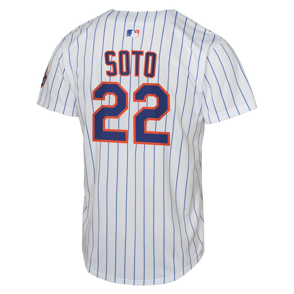 New York Mets Juan Soto Youth Home Limited Jersey | White