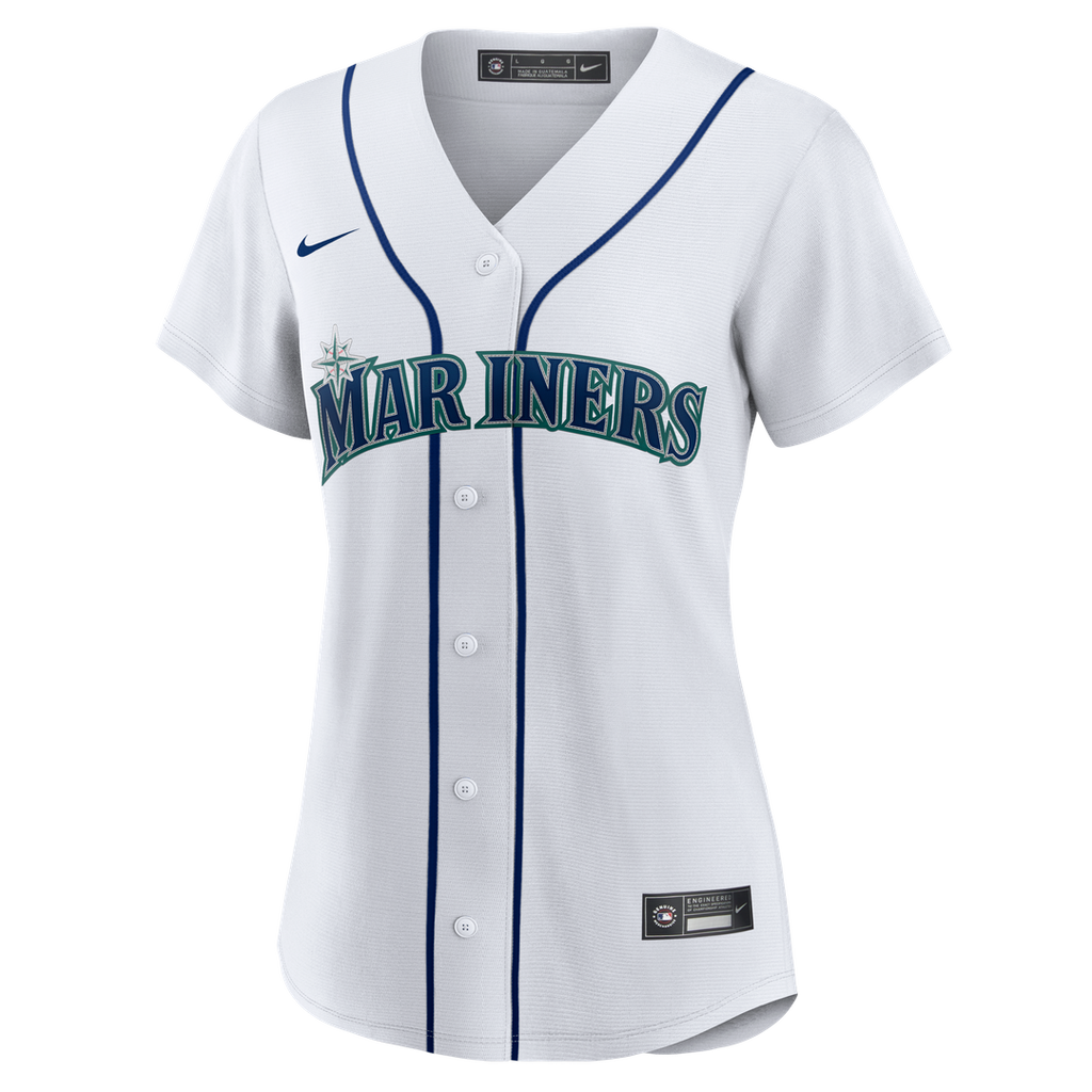 Seattle Mariners Cal Raleigh Women's Home Replica Jersey | White