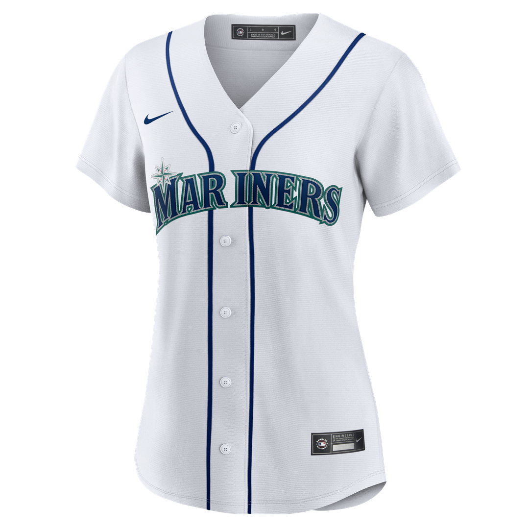 Seattle Mariners Cal Raleigh Women's Home Replica Jersey | White