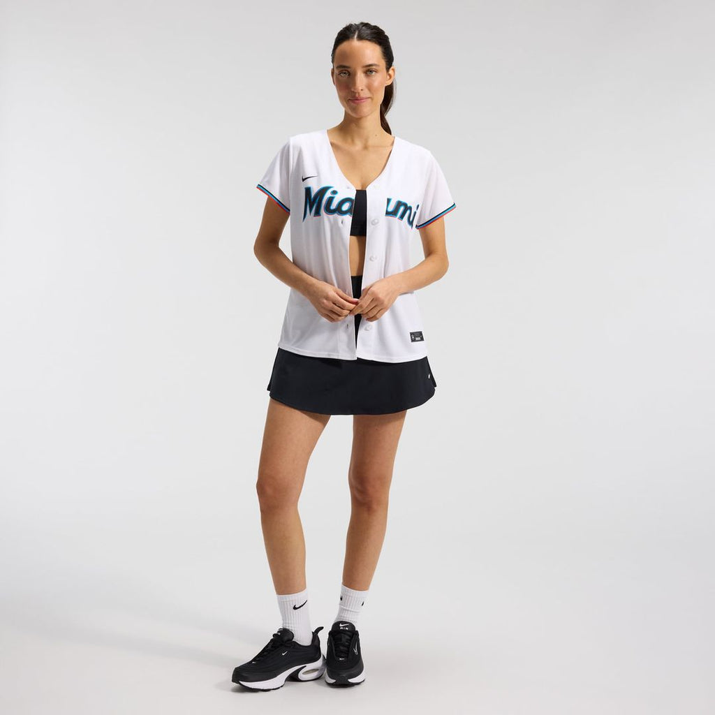 Miami Marlins Women's Replica Team Jersey | White