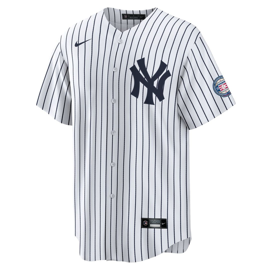 New York Yankees CC Sabathia 2025 Baseball Hall of Fame Name & Number Retired Replica Jersey | White