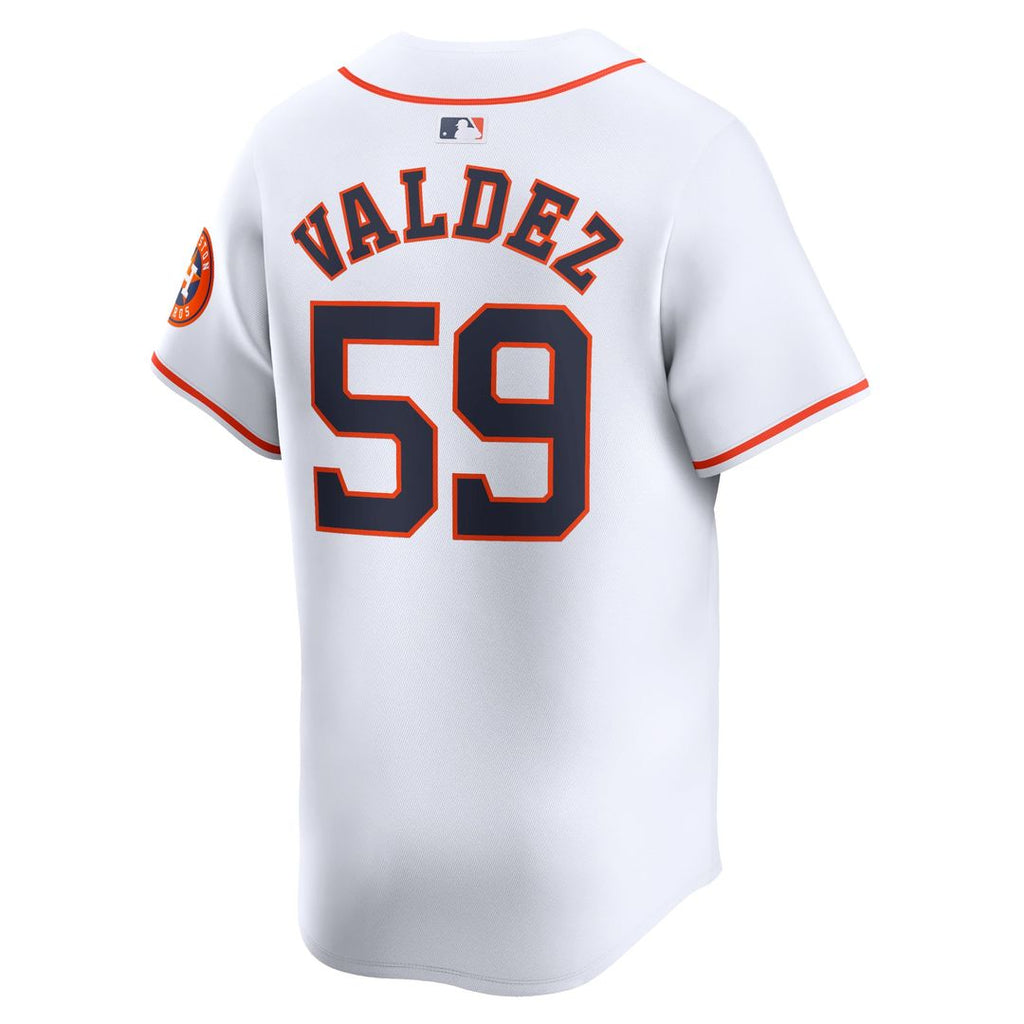 Houston Astros Framber Valdez Home Limited Jersey | White