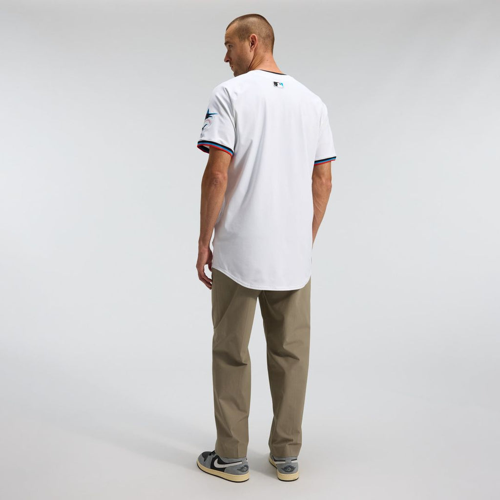 Miami Marlins Home Elite Jersey | White