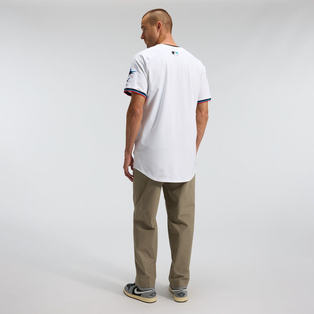 Miami Marlins Home Elite Jersey | White