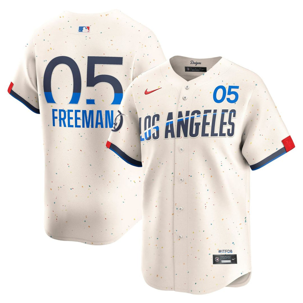 Los Angeles Dodgers Freddie Freeman City Connect Limited Jersey | Cream
