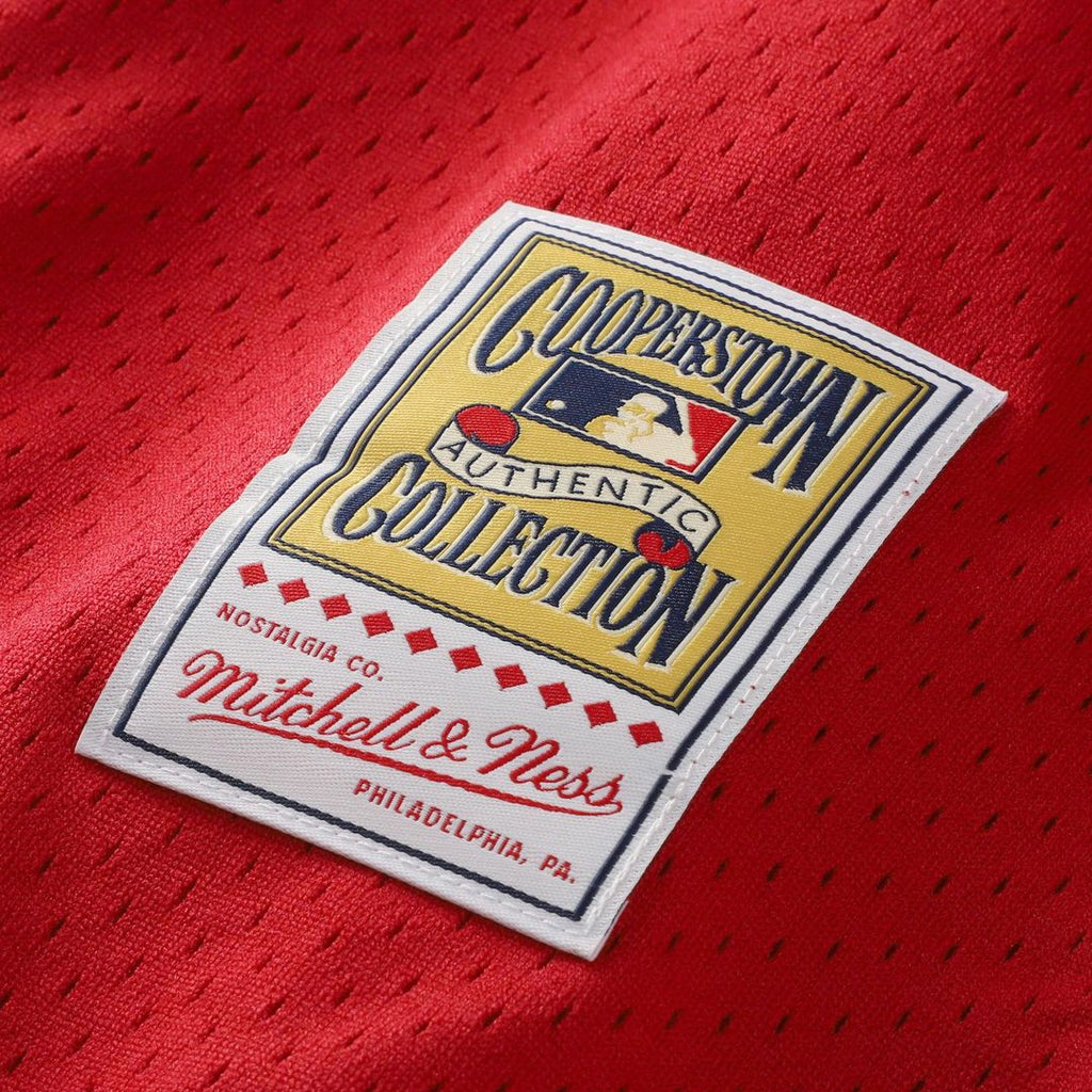 Cincinnati Reds Barry Larkin Throwback Cooperstown Mesh Batting Practice Jersey | Red