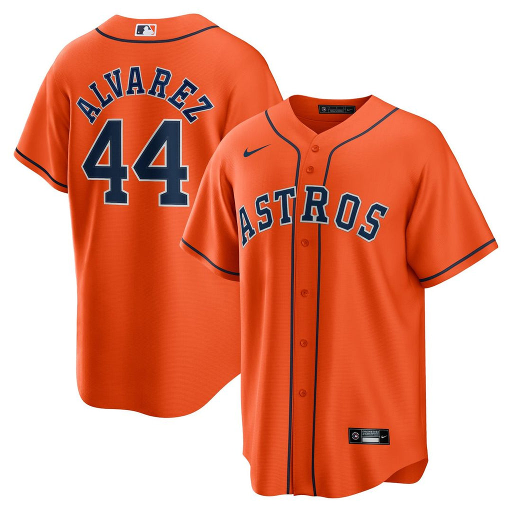 Houston Astros Yordan Álvarez Alternate Replica Jersey | Orange