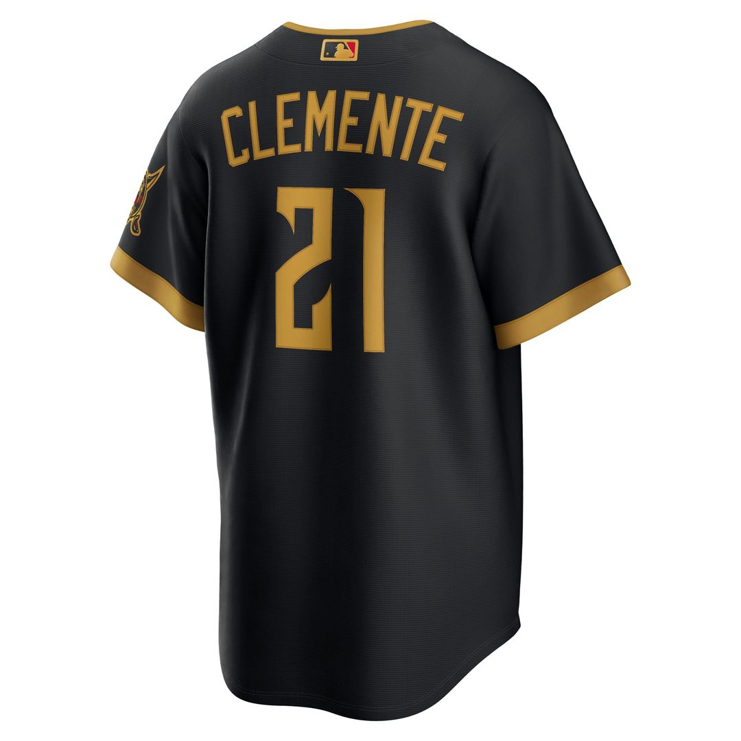 Pittsburgh Pirates Roberto Clemente 2026 City Connect Stadium Jersey | Black