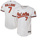 Baltimore Orioles Jackson Holliday Youth Home Stadium Jersey | White