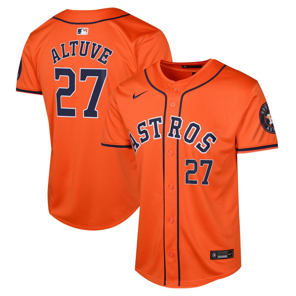 Houston Astros Jose Altuve Youth Alternate Limited Jersey | Orange