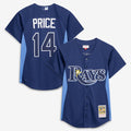 Tampa Bay Rays David Price Authentic Batting Practice Jersey | Blue