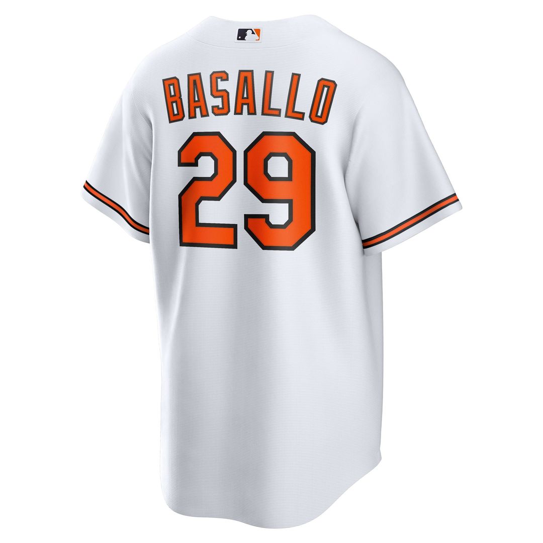 Baltimore Orioles Samuel Basallo Replica Jersey | White