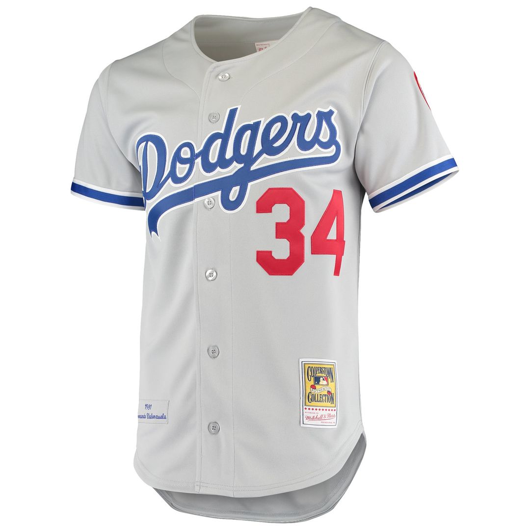 Los Angeles Dodgers Fernando Valenzuela Authentic Jersey | White