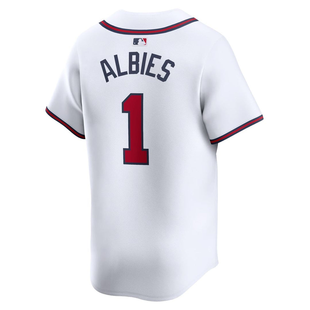 Atlanta Braves Ozzie Albies Home Limited Jersey | White