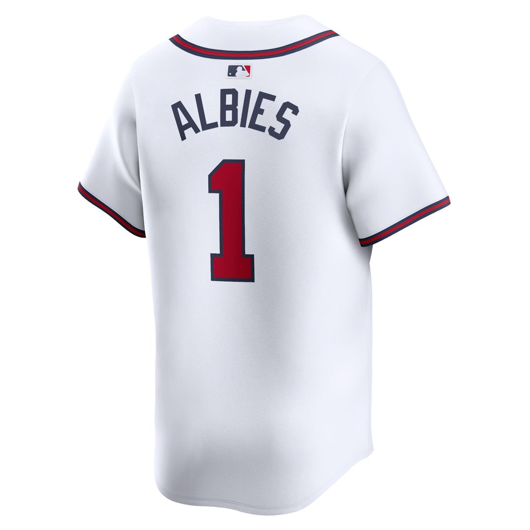 Atlanta Braves Ozzie Albies Home Limited Jersey | White