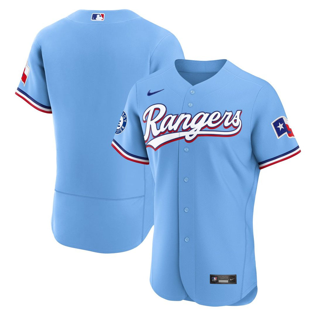 Texas Rangers Alternate Authentic Jersey | Light Blue