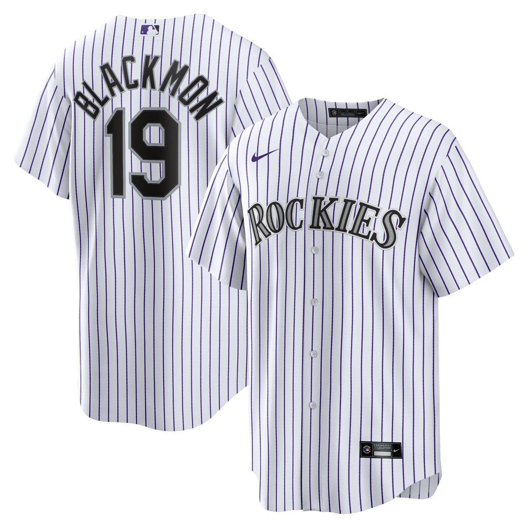 Colorado Rockies Charlie Blackmon Home Replica Player Name Jersey | White