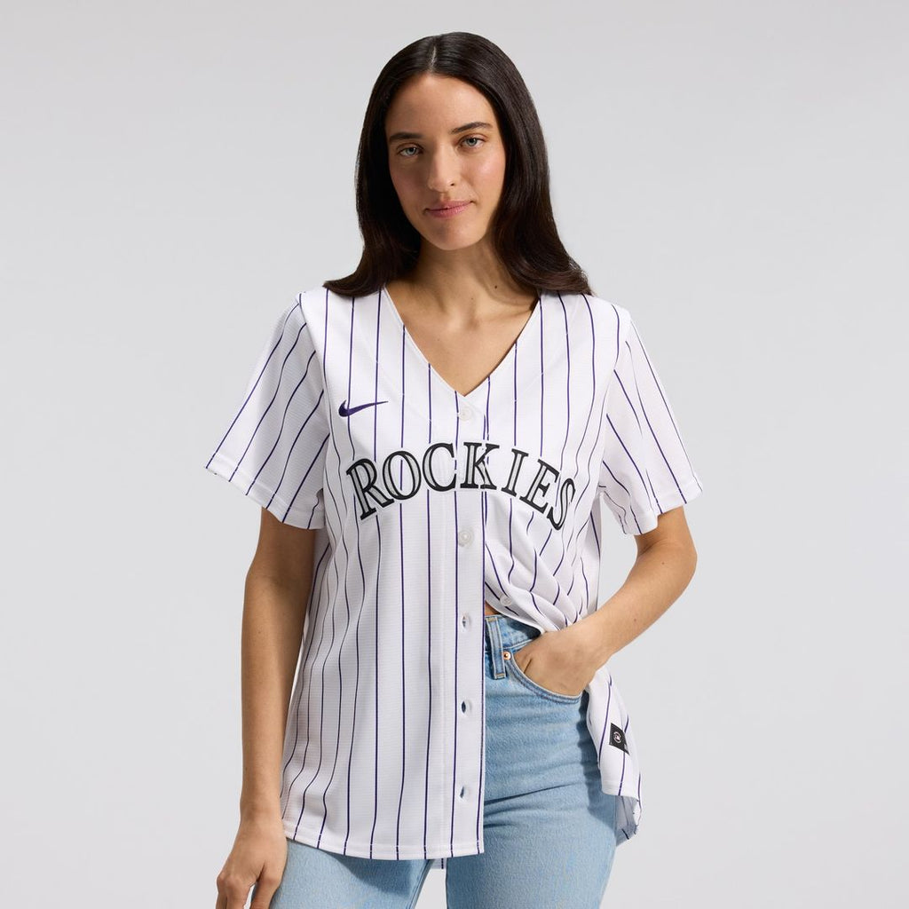 Colorado Rockies Women's Home Replica Team Jersey | White