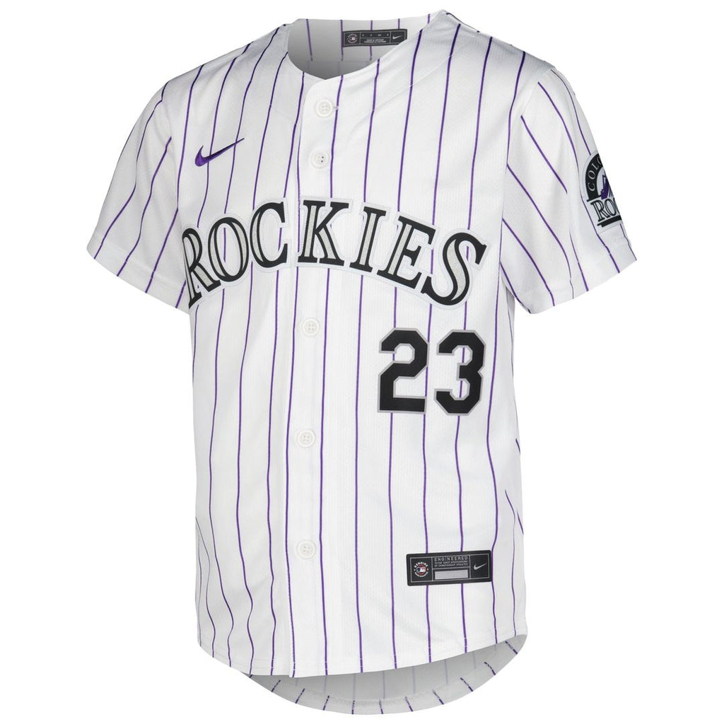 Colorado Rockies Kris Bryant Youth Alternate Limited Jersey | Purple
