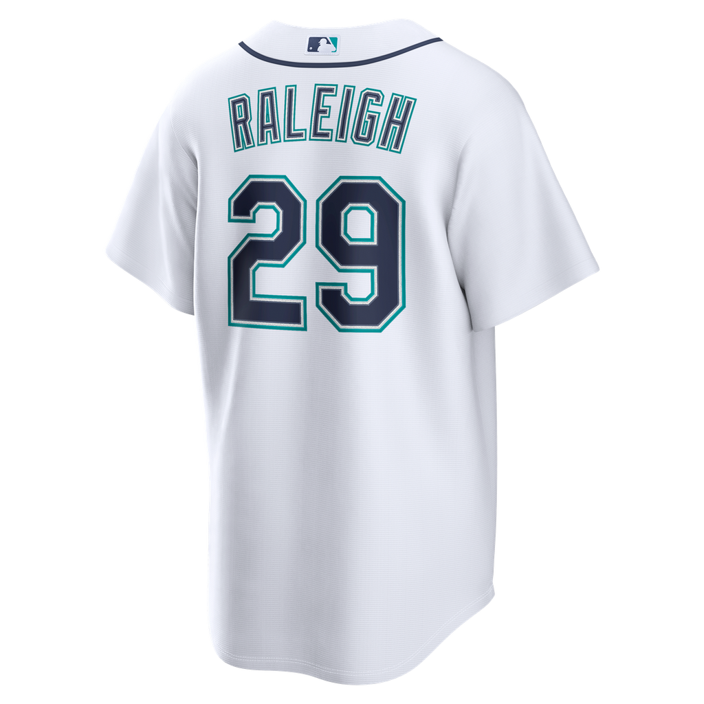 Seattle Mariners Cal Raleigh Road Replica Jersey | Navy