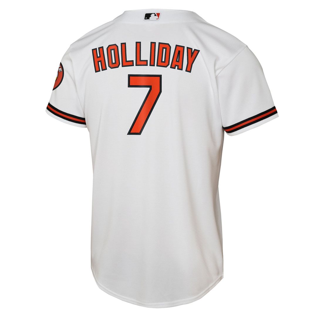 Baltimore Orioles Jackson Holliday Youth Home Stadium Jersey | White