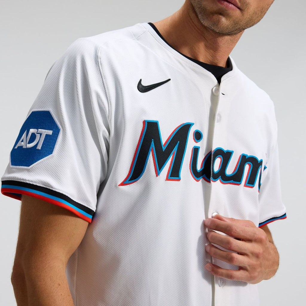 Miami Marlins Home Elite Jersey | White