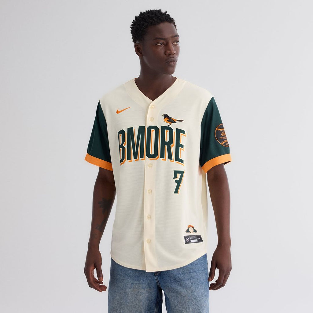 Baltimore Orioles Jackson Holliday 2026 City Connect Stadium Jersey | Cream
