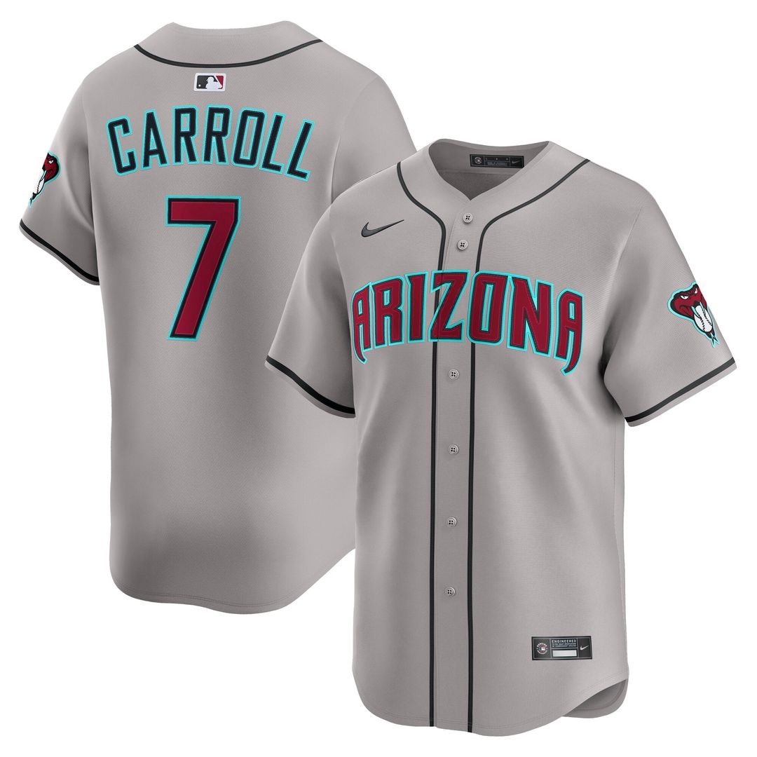 Arizona Diamondbacks Corbin Carroll Road Limited Jersey | Gray