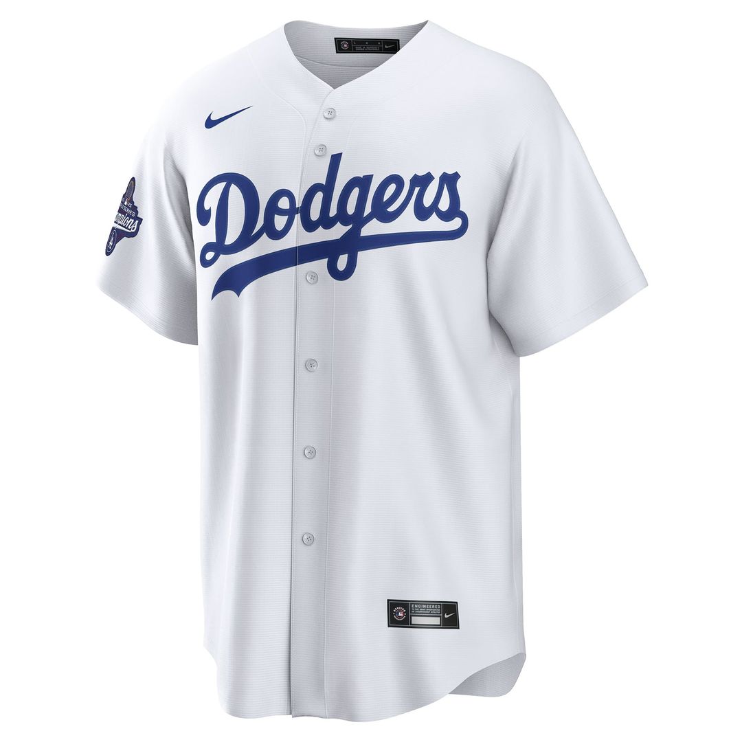 Los Angeles Dodgers Yoshinobu Yamamoto 2025 World Series Champions Home Replica Jersey | White