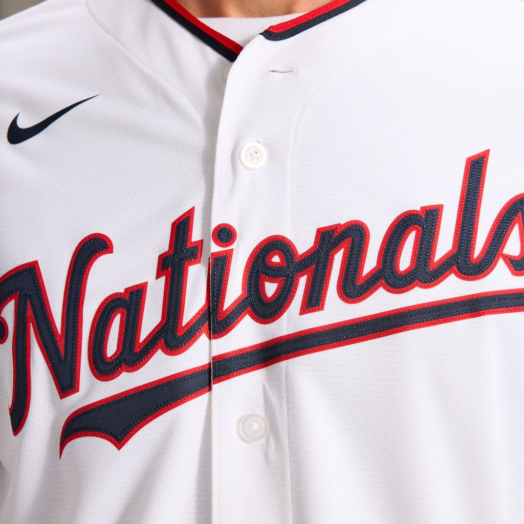 Washington Nationals CJ Abrams Home Replica Jersey | White