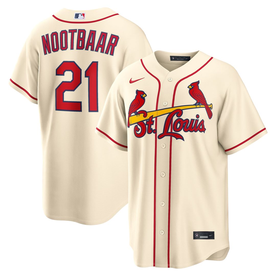 St. Louis Cardinals Lars Nootbaar Alternate Replica Jersey | Cream