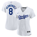 Los Angeles Dodgers Enrique Hernández Women's Home Replica Jersey | White