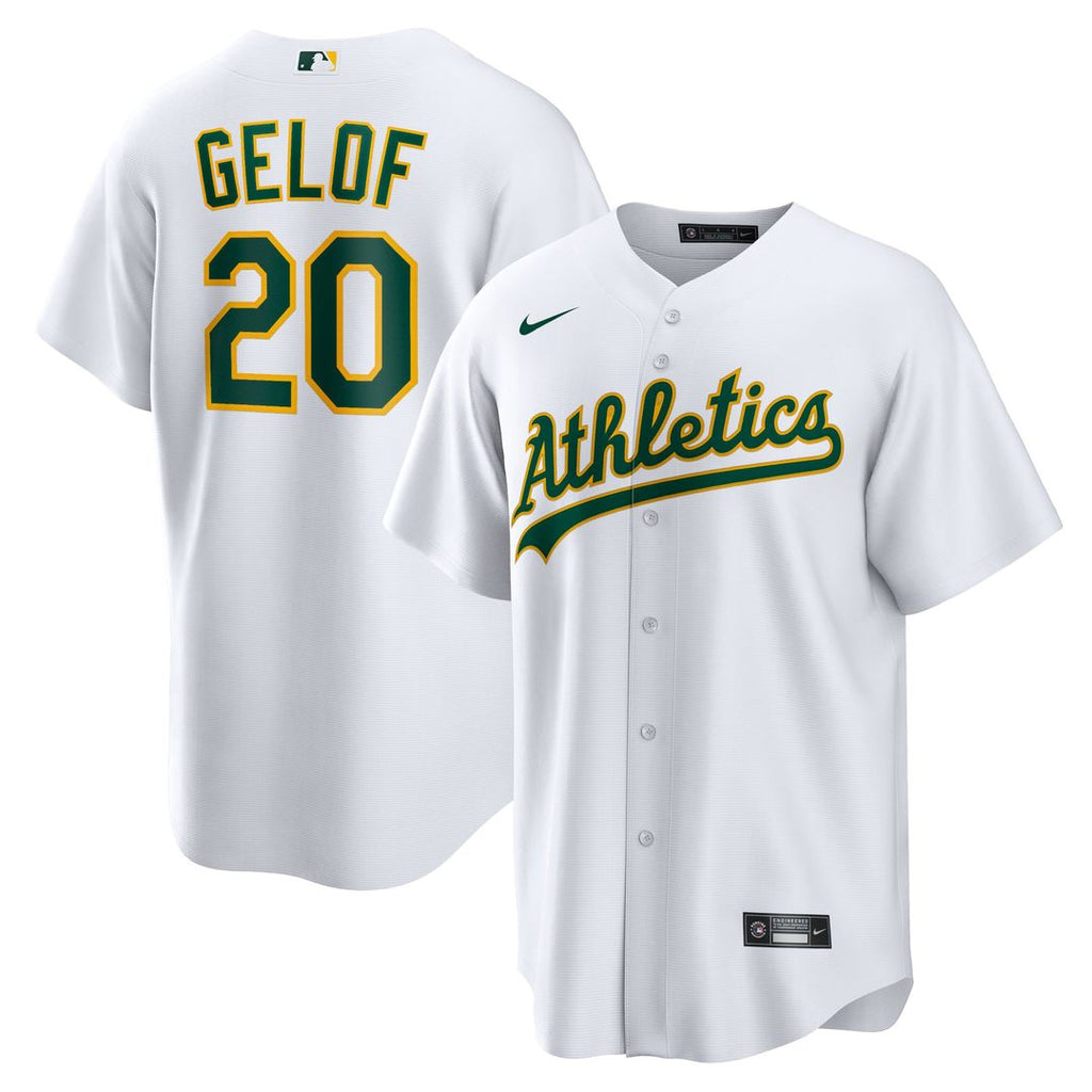 Athletics Zack Gelof Home Replica Jersey | White