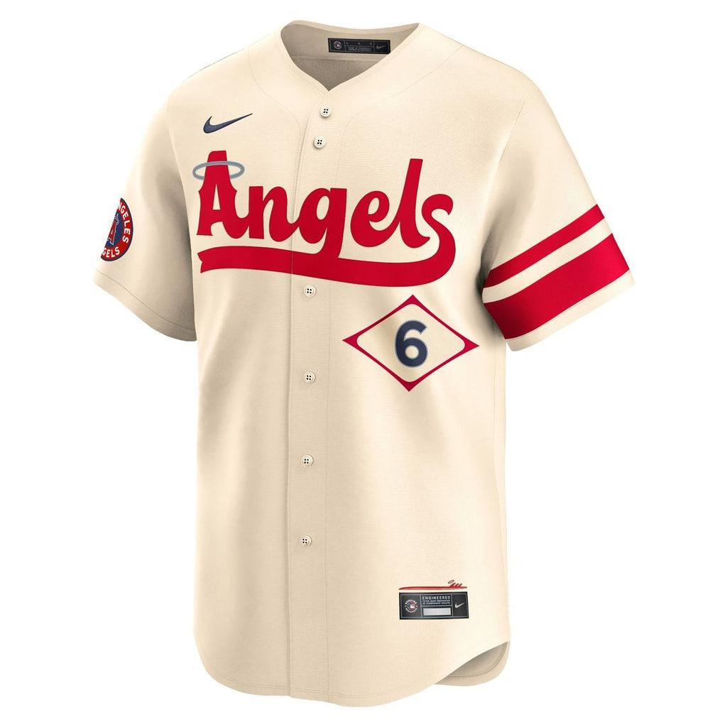 Los Angeles Angels Anthony Rendon City Connect Limited Jersey | Cream