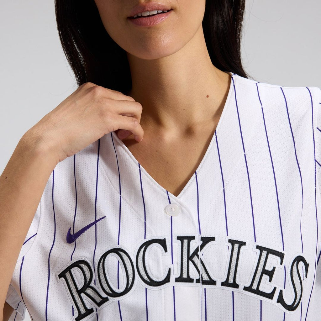 Colorado Rockies Women's Home Limited Jersey | White