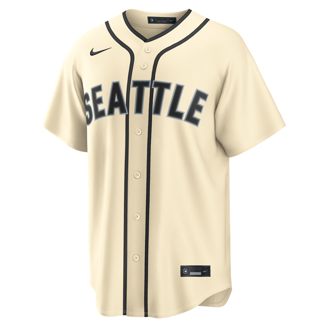 Seattle Mariners Cal Raleigh Alternate Replica Jersey | Cream